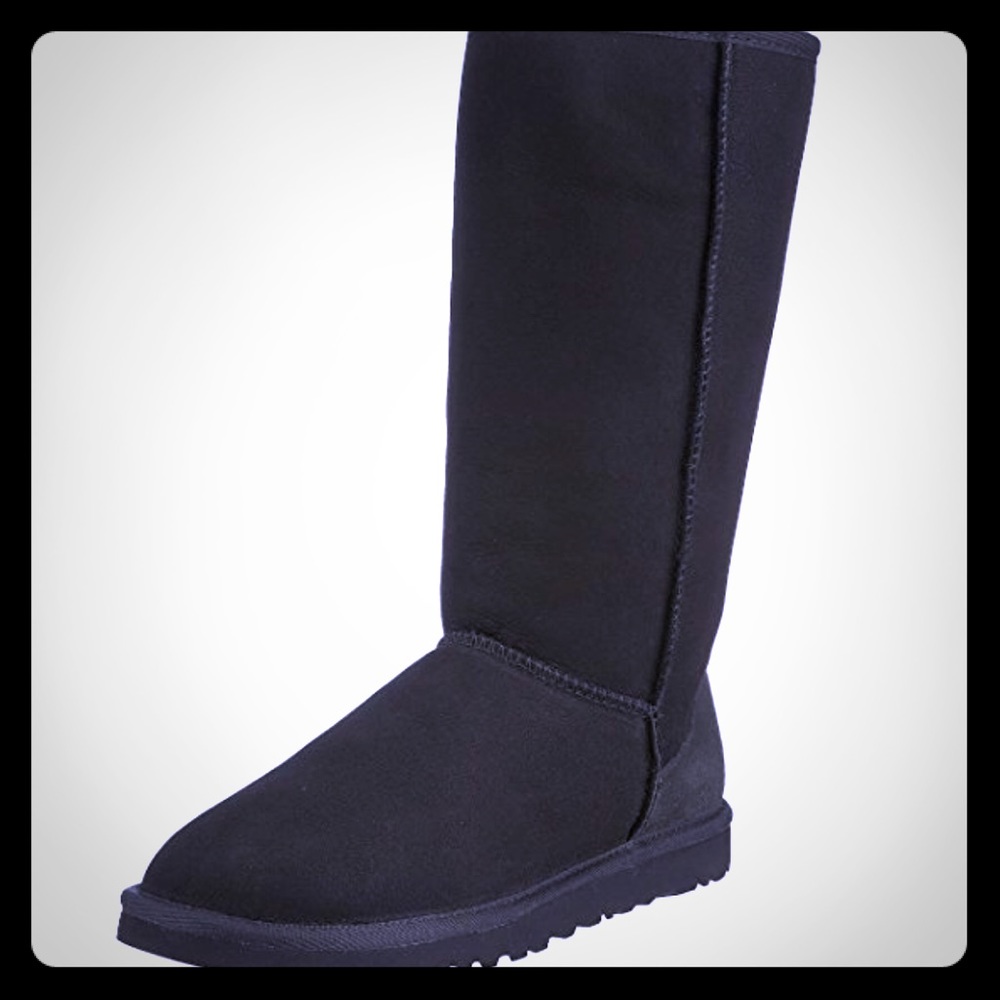 Preowned black ugg boots
